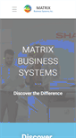 Mobile Screenshot of matrixbusiness.biz