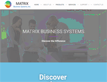 Tablet Screenshot of matrixbusiness.biz